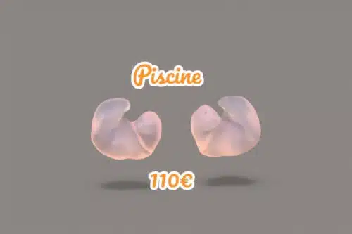 bouchon oreille sur mesure piscine