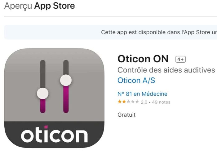 AVIS_AUDIKA_APP_ON_OTICON_OPN_PAR_LES_UTILISATEURS