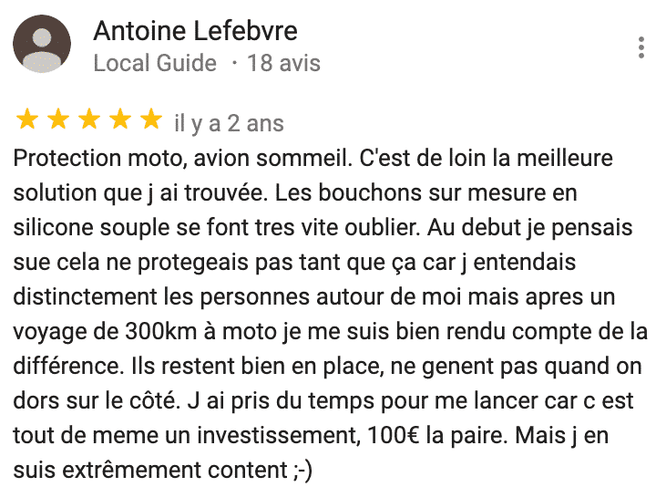 Avis sur nos clients pour des boules quies sur-mesure