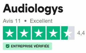 Les protections auditives sur mesure proposées par Audiologys obtiennent les meilleures notes sur Trustpilot