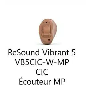 AUDIOPROTHESE VB5 CIC W RESOUND