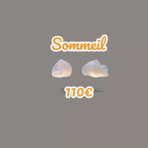 bouchons d'oreille sur mesure pour dormir ultra confort en silicone hypoallergénique – protection anti-bruit pour un sommeil profond